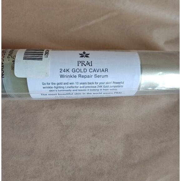 PRAI 24K Gold Caviar Wrinkle Repair Serum 3.4 fl. oz. Anti-Aging NEW SEALED - Picture 6 of 6